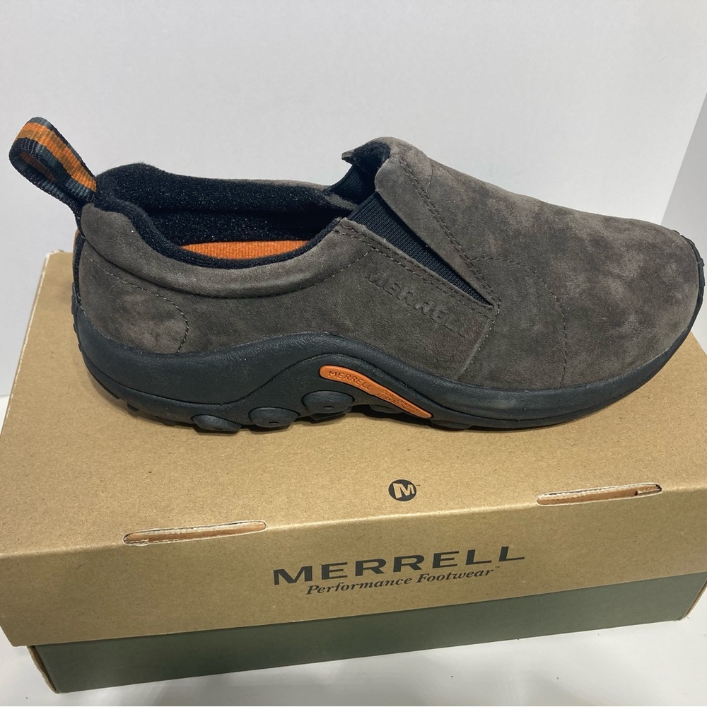 Merrell Women’s Dark Gray Suede Slip-On Loafers - Picture 3 of 4